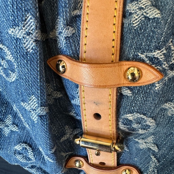 Louis Vuitton Blue Monogram Denim Bag - Picture 6 of 11